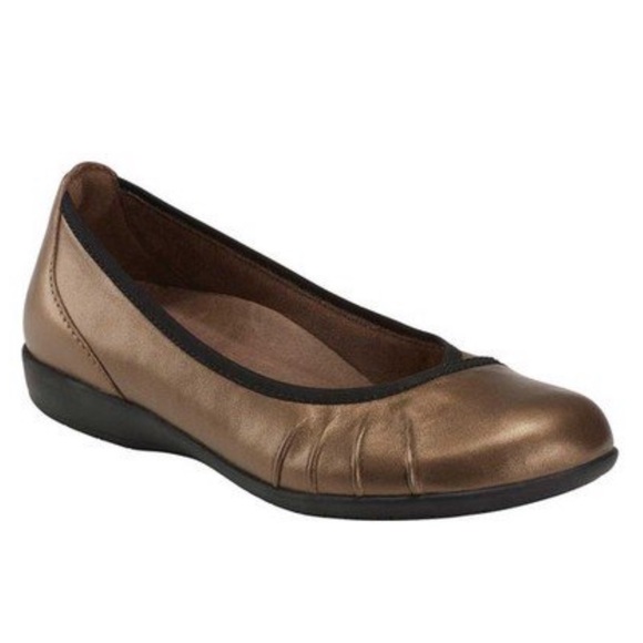 Earth Shoes Earth Alder Derby Ballet Flats Slip On Leather Poshmark